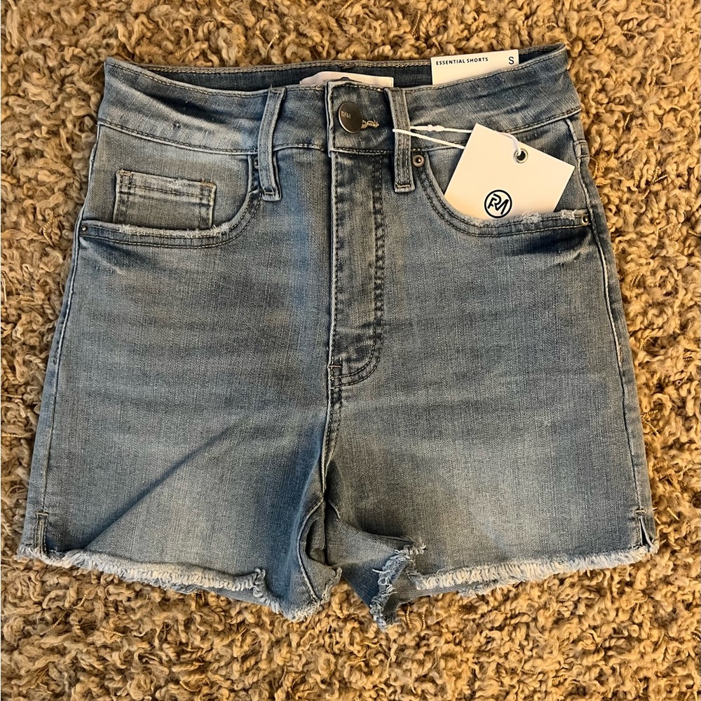 RFM high waist shirts in Light wash Denim